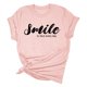 thumbnail image 4 of Camiseta informal de manga corta con cuello en V y estampado para mujer - Poliéster y spandex, transpirable, diseño floral - Top de moda para verano/otoño, 4 of 6