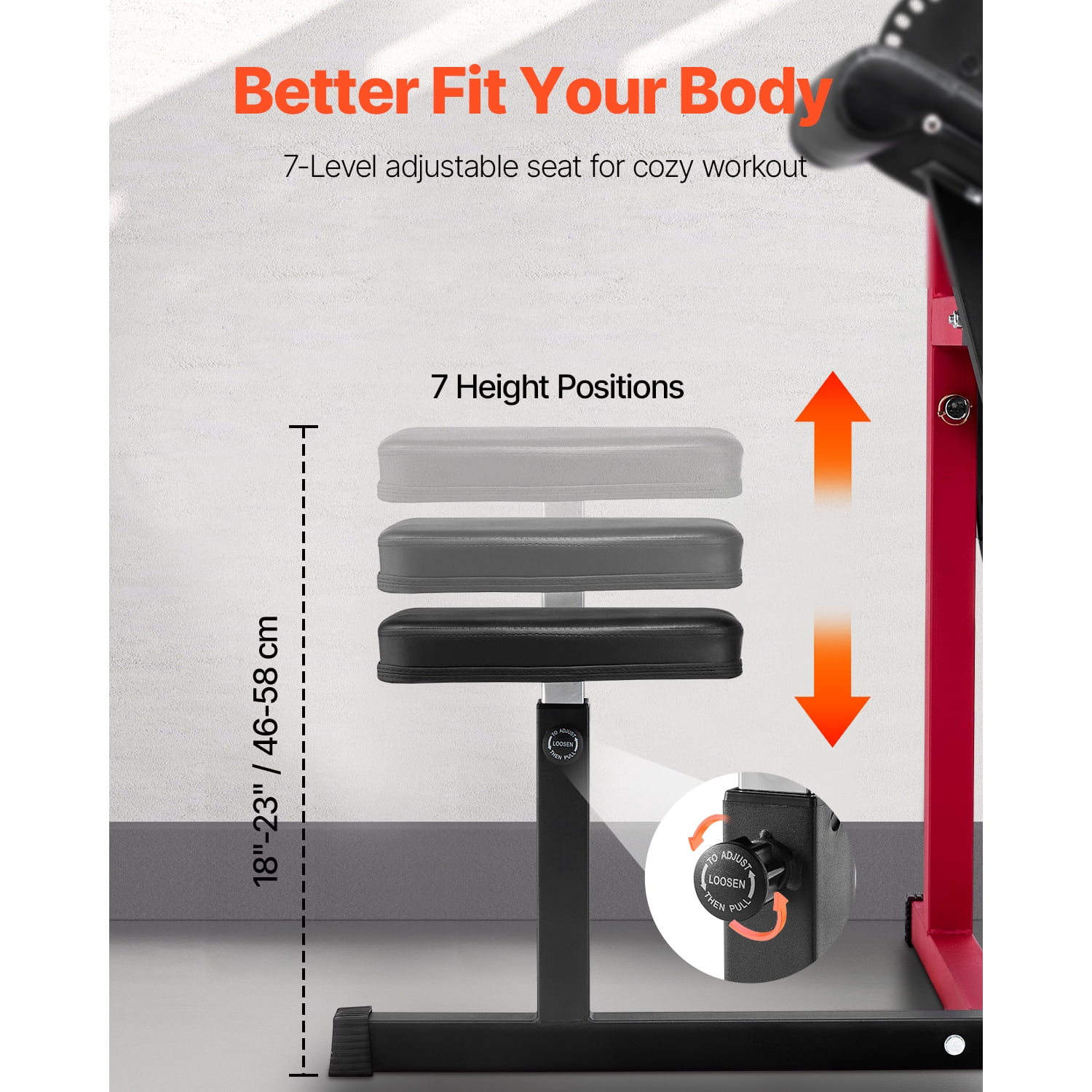 KFFKFF 2-In-1 Arm Curl Machine, Combining Bicep Curl and Tricep Extension, Isolated Arm Seated Station, Adjustable Height Weight Bench for Strength Training, Home Gym Exercise Apparatus