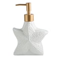 thumbnail image 1 of MasteelfCA Simple Style Star Shape Ceramic Pump Bottle Ceramic Soap Dispenser Bottle, 1 of 7