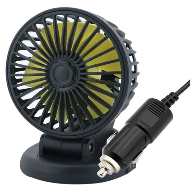 LPSSTORE New Car Fan Rear Seat Fan Telescopic Rod 12v24v Universal for Cars and Trucks