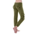 thumbnail image 4 of JUNWELL Women Plus Size Workout Out Stretch Leggings Yoga Gym Cropped Trousers Drawstring Multi-pocket Pants, 4 of 9