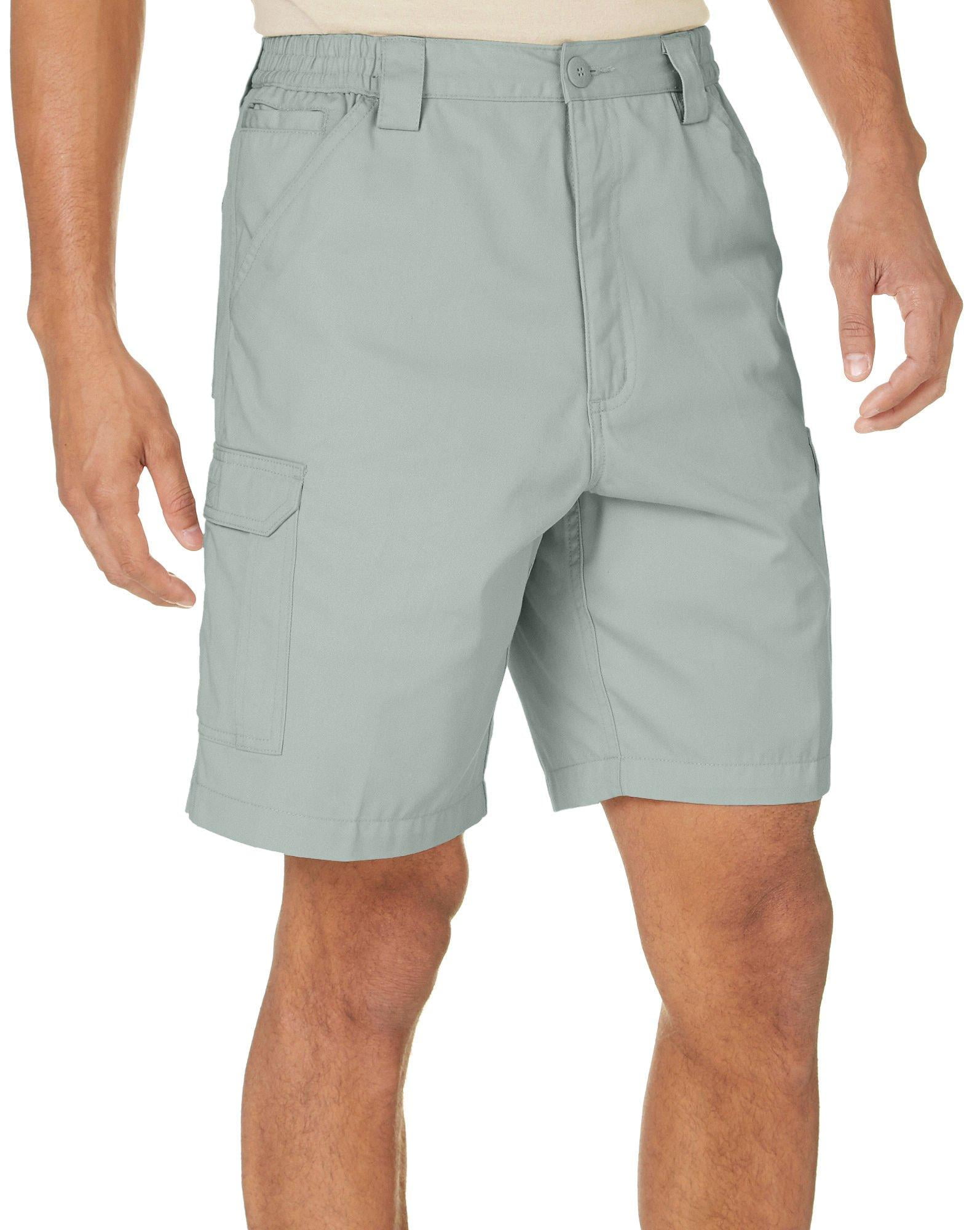 New Mens Chaps Cargo Shorts Performance Zip Fly Drawstring  $19.99 Free Shipping 