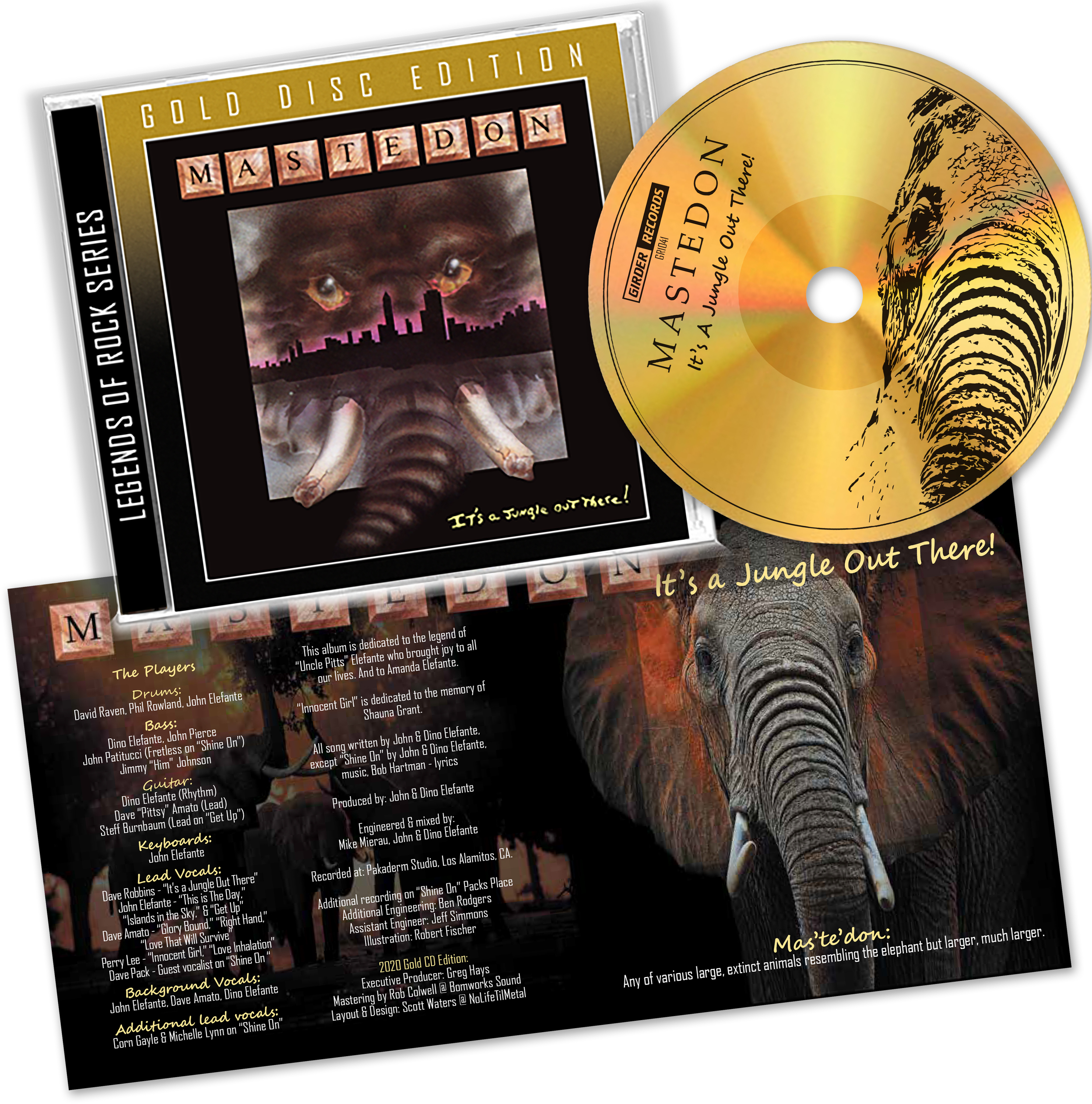 Mastedon - It's a Jungle Out There - Gold Disc - Music
