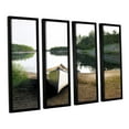 thumbnail image 2 of ArtWall Ken Kirsh "Silent Retreat 1" 4-Piece Floater Framed Canvas Set, 2 of 2