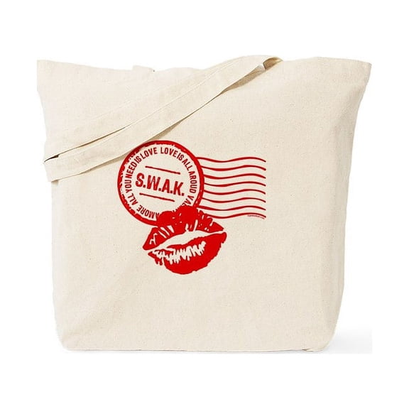 CafePress - Love Stamp Tote Bag - Unisex Canvas Tote Bag, Beige, 1-Piece