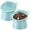 Green, variant on Zhehao 2 Pieces Plastic Raised Bowl Tilted 15 Degrees Elevated Cat Food and Water Bowls Set Anti Vomit Dog Kitten Food Dishes Pet for Cats and Small Dogs (Black)