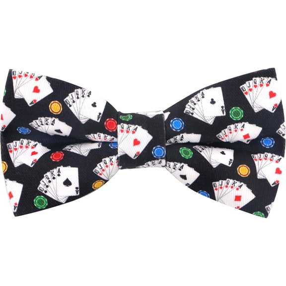 MACBANA Handmade Colorful Fun Pattern Pre-Tied Bow Tie Mens Floral Space Adjustable Bowtie MC03#