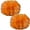 Orange, variant on BESTSKY 2Pcs Metallic Foil Cheer Pom,Cheerleading Flower Balls,Cheerleading Poms,Pink