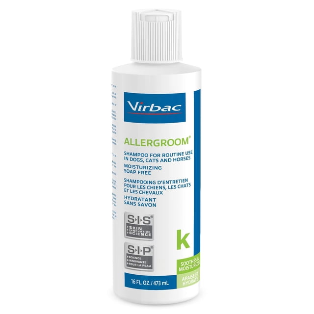 Shampoo Virbac ALLERGROOM 473 ml para perros, gatos y caballos
