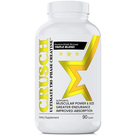 Beldt CRUSCH Creatine Monohydrate Supplement Bodybuilding Muscle Building Pre Workout 90 Tablets