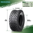 thumbnail image 3 of Litake 2 Pack 16x6.50-8 Lawn Mower Tire,16x6.5x8 Tractor Turf Tire,620lbs Capacity,4 ply Tubeless, 3 of 5