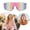 F, variant on Oversized Shield Cycling Sunglasses - Lightweight Polarized Sports Eyewear with UV Protection for Running Driving Outdoor Activities