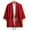 Red, variant on WXLWZYWL Men's Japanese Kimono Cardigan Male Samurai Costume Clothing Shirt Casual Coat Loose Cotton Linen 3/4 Sleeve Open Front Shirt Jackets
