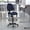 Navy Blue Patterned, variant on Emma + Oliver Adjustable Height Drafting Chair with Adjustable Foot Ring in Black Patterned Fabric