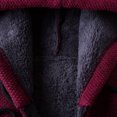 thumbnail image 7 of Hoodies Cardigan Sweaters for Men Fashion Knitted Hooded Sweater Casual Long Sleeve Fleece Lined Warm Jacket Coat, 7 of 7