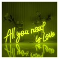 thumbnail image 1 of All You Need Is Love Letrero De Neón Para Decoración De Pared Luz Propuesta De Boda Confesión Fiesta En Casa Lámpara De Habitación Romántica 50cm×21cm, 1 of 2