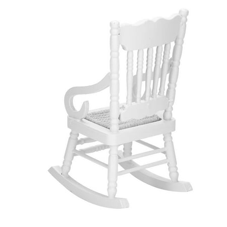 Miniature Castles For Sale LYUMO 1:12 Dollhouse Miniature Furniture Wooden Rocking Chair for Dolls House Accessories Decor Toys, Dollhouse Furniture,Dollhouse Chair ()