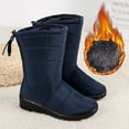 thumbnail image 3 of Ablanczoom Snow Boots for Womens: Warm Fur No-slip Winter Woman Ankle Booties, 3 of 6