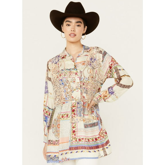 Johnny Was Women's Stano Monroe Tunic Multi Medium US