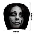 thumbnail image 3 of 2PCS Ghost Face Headrest Covers, Scary Face Printing Auto Seat Universal Elastic Models Headrest Protector (Style-F), 3 of 7