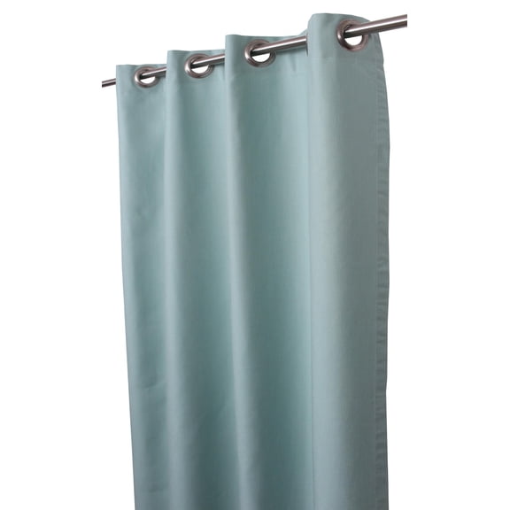 Sunbrella Spectrum Mist Indoor/Outdoor Curtain Panel by Sweet Summer Living, 50" x 84" with Stainless Steel Grommets