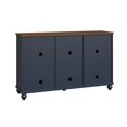 thumbnail image 6 of FESTIVO 55" Vintage Style Kitchen Buffet Sideboard Cabinet w/ Drawers - Navy, 6 of 6