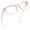 Uptown Clear Pink, variant on LifeArt Blue Light Blocking Glasses, Anti Eyestrain, Computer Reading Glasses, Gaming Glasses, TV Glasses for Women Men, Anti Glare (Clear Pink, +1.00 Magnification)