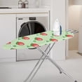 thumbnail image 2 of HELLHERO Ironing Board Covers 3 Fasteners Strawberry Pawprint Green Elastic Edge 15"x54" for Table Top, 2 of 5