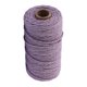 thumbnail image 1 of Toystoory 1 rollo de cuerda de algodón hecha a mano, 3mm de diámetro, cuerdas artesanales tejidas de un solo Color, 100m Artesanía Púrpura claro Toystoory HA5320-06B, 1 of 6