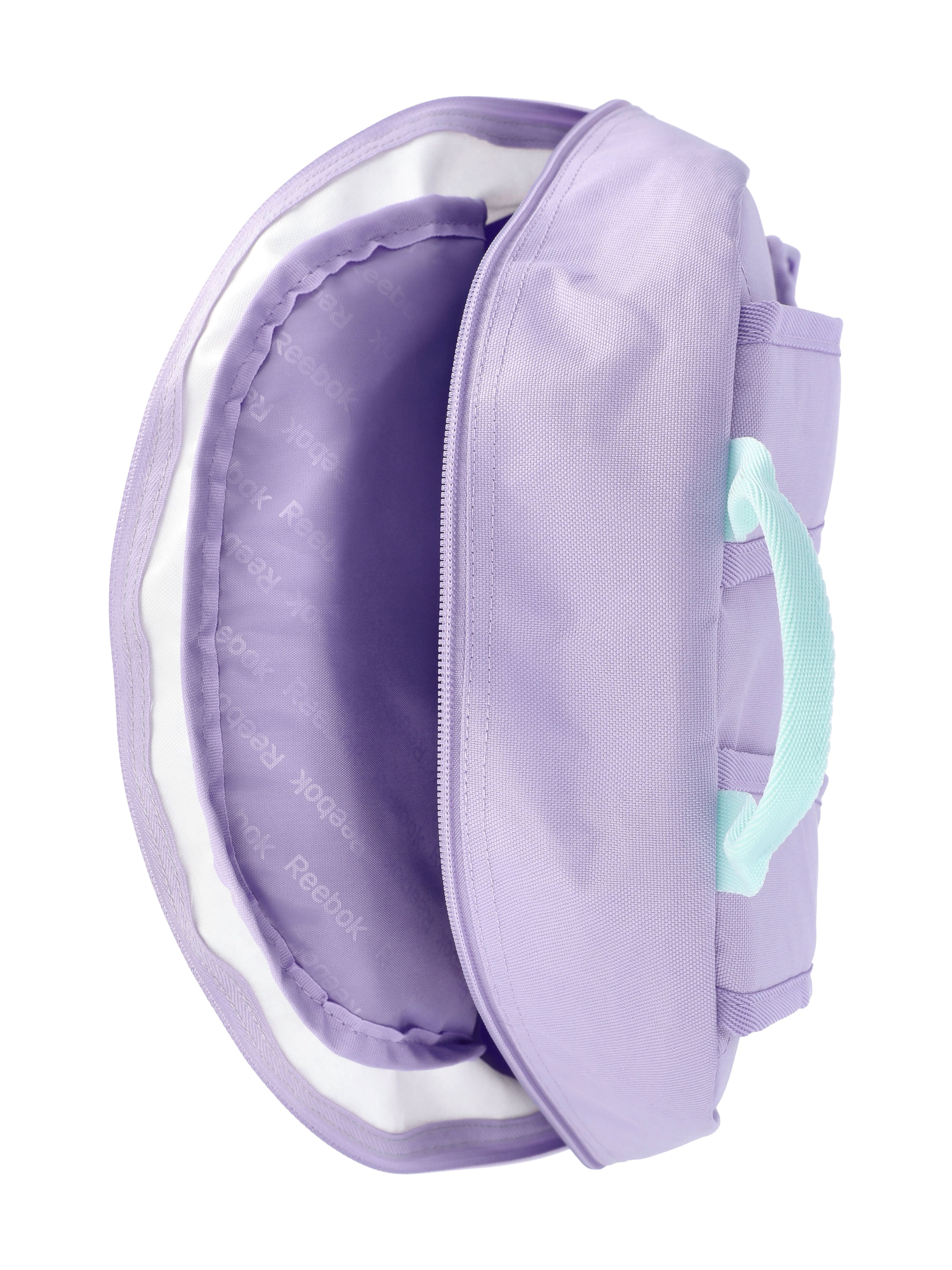 Reebok Girls' Maddox 17" Laptop Backpack and Lunch Box Set, Lavender
