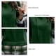 thumbnail image 5 of Sudadera con capucha de retales para mujer, jersey de manga larga de fibra de poliéster con dobladillo abierto, sudaderas con capucha de retales a cuadros para el trabajo diario, 5 of 6