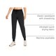 thumbnail image 3 of Pantalones Joggers CRZ YOGA para Mujer, Entrepierna 70 cm, Negro, Talla XS, 3 of 8