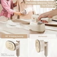 thumbnail image 3 of Travel Steamer for Clothes Portable Handheld Steaming Iron 2-In-1 Garment Steamer with 90° Rotating Head for Travel and Home, 3 of 5