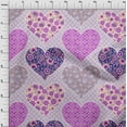thumbnail image 4 of oneOone Velvet Light Violet Fabric Florals Sewing Craft Projects Fabric Prints By Yard 58 Inch Wide, 4 of 4