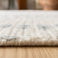 thumbnail image 4 of SAFAVIEH Casablanca Isla Geometric Striped Shag Area Rug, Grey/Ivory, 5' x 8', 4 of 5