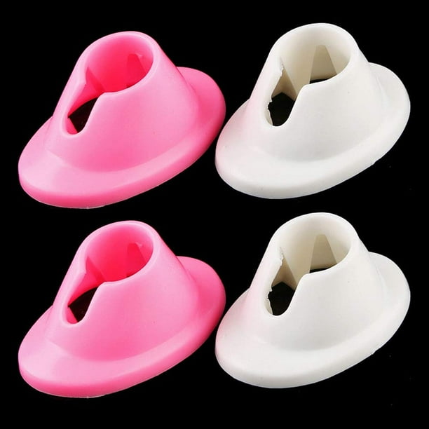 4 piezas de goma suave para esmalte de uñas, soporte para base de botella, organizador de arte de uñas, herramientas de manicura para diseño de arte de uñas, salón de pintura DIY