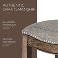 thumbnail image 4 of Maven Lane Tabouret de Cuisine Sans Dossier Adrien, Fini Noyer, Lot de 4, 4 of 7