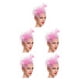 thumbnail image 2 of Jumpingount Tocado de boda con flores para el pelo, exquisito estilo Retro, ahorro de espacio, adorno europeo, Clip de malla, colgante para la Type2 NO2, 2 of 6