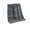 Dark Gray, variant on Microfiber Stripes Towels, Soft Absorbent Fabric Face and Body Towels, for Bathroom, Hotel, Spa, Gym, and Travel - 27.56x13in, 2pcs, Blue