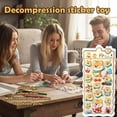 thumbnail image 2 of Cute Cartoon Animal Butt Stress Relief Stickers (Panda & Shiba Inu), Soft Squeezable Fidget Decals, Sensory Toy for Anxiety & Fun, Reusable PVC Patches for Phone Case & Laptop, 20x10cm, 2 of 8