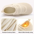 thumbnail image 2 of Slippers for Women Men Soft House Slippers Wide Non-slip Slip on Slipper Shoes, 2 of 7