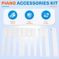 thumbnail image 4 of Kit de Accesorios para Piano Sin Teclas Blancas Laterales de en la Pieza Teclas de Piano Accesorios de Piano de 52 mm, 4 of 5