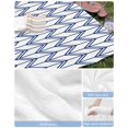 thumbnail image 6 of Boho Blue Beach Towels Oversized Super Absorbent, White Chevron Stripes Abstract Geometric Lightweight Bath Towel Quick Dry Sets For Bathroom/Pool/Rv Camping/Beach Play/Gym Room/Picnic 23"x47", 6 of 8