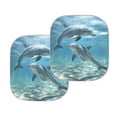 thumbnail image 2 of Yuyamidu Dolphin Car Windshield Sun Shade Non-Slip Car Sun Shade Windshield Cute Car Front Window Sunshade for SUV Van Truck 2-Piece Automobile Accessories for Car Sunshade, 2 of 5