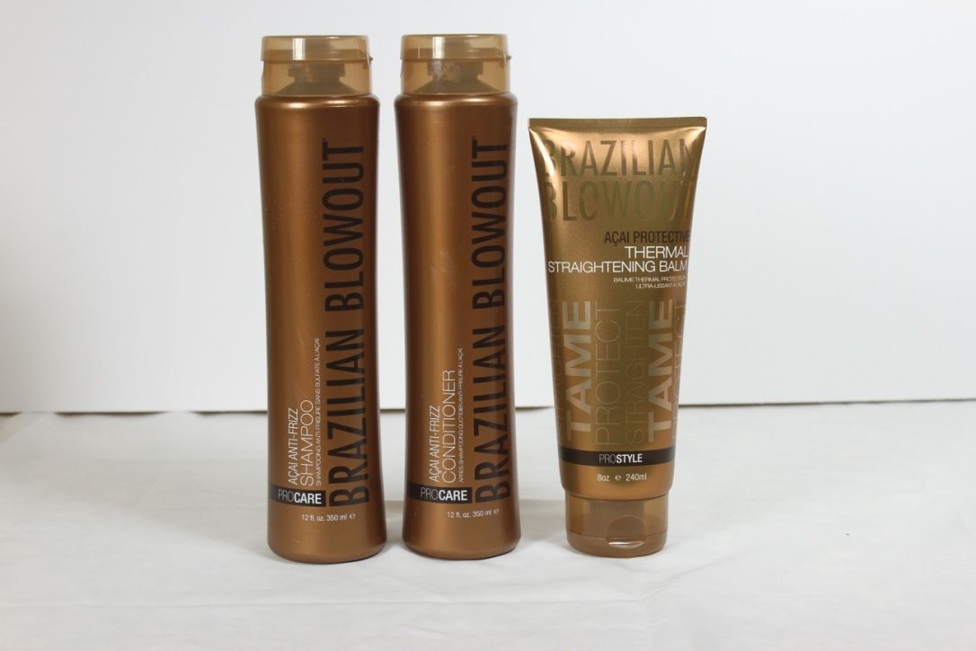 Brazilian Blowout Anti Firzz Shampoo, Conditioner & Balm