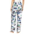 thumbnail image 3 of Pajama Pants Women, palm tree island Sweatpants Soft Sleep Lounge Pants, Casual PJ Bottoms Pants with Pockets, 3 of 5