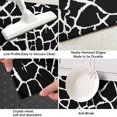 thumbnail image 3 of Black and White Giraffe Pattern Kitchen Rug Mat,Kitchen Runner Rugs Non Skid Washable,Decorative Kitchen Floor Mats for Kitchen,Sink,Laundry,17"X47", 3 of 5