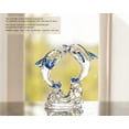 thumbnail image 3 of Crystal Glass Dolphins Figurines Collectibles, Sea Animal Sculpture Statue, Home Desk Decoration, 3 of 6