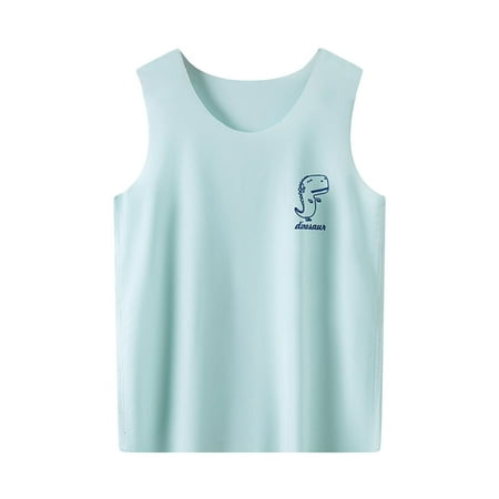 

Zlekejiko Toddler Boys Girls Sleeveless Vest Tops Solid Color Cool Homewear Casual Tops For Children Clothes Boys Youth Medium Shirts Sequined Tops for Boys