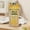 Yellow, variant on WEIOUKC 14 Oz Milk Carton Water Bottles Double Walled Cooling Bottle with Refrigerant Materials Clear Milk Box Portable Leakproof Square Juice Bottle for Outdoor Sports Travel Camping